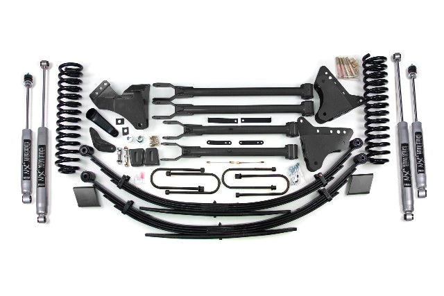 BDS 6 Inch Lift Kit w/ 4-Link Fits Ford F250/F350 Super Duty (08-10) 4WD Diesel