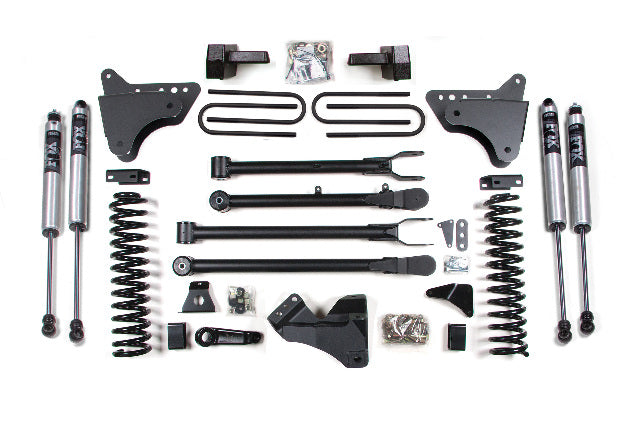 BDS 6 Inch Lift Kit w/ 4-Link Fits Ford F250/F350 Super Duty (08-10) 4WD Gas