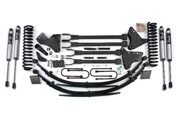 BDS 8 Inch Lift Kit W/ 4-Link, Fits Ford F250/F350 Super Duty 08-10 4WD Diesel 567FS
