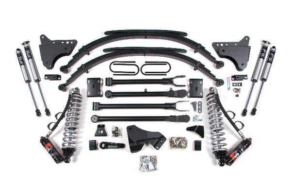 BDS 4 Inch Lift Kit W/ 4-Link 2.5 Performance Elite Coil-over Conversion, Fits Ford F250/F350 Super Duty 11-16 4WD Diesel 593FPE