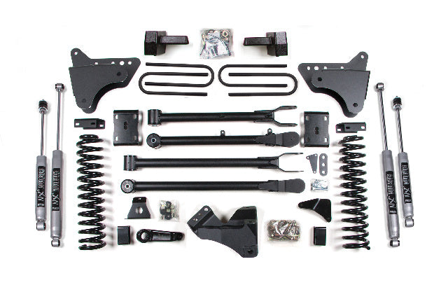 BDS 4 Inch Lift Kit W/ 4-Link, Fits Ford F250/F350 Super Duty 11-16 4WD Diesel 593H