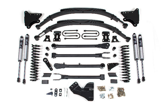 BDS 4 Inch Lift Kit W/ 4-Link, Fits Ford F250/F350 Super Duty 11-16 4WD Gas 583FS