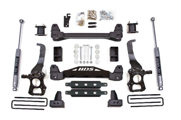 BDS 4 Inch Lift Kit, Fits Ford F150 2014 2WD 1504H