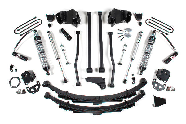 BDS 6 Inch Lift Kit Long Arm & 2.5 Coil-over Conversion, Fits Dodge RAM 2500/3500 03-07 4WD Diesel 650F