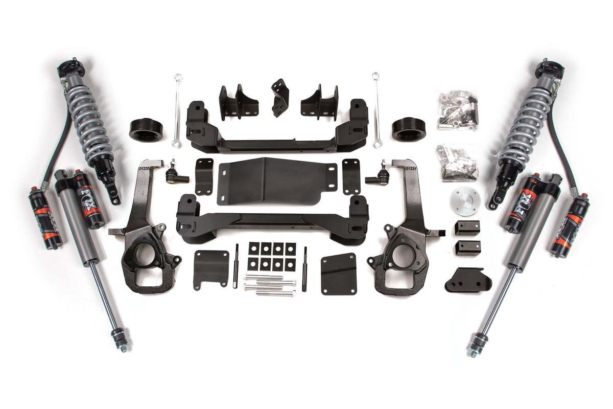 BDS 4 Inch Lift Kit FOX 2.5 Performance Elite Coilover Fits RAM 1500 13-18 & RAM 1500 Classic 19-24 4WD 670PES