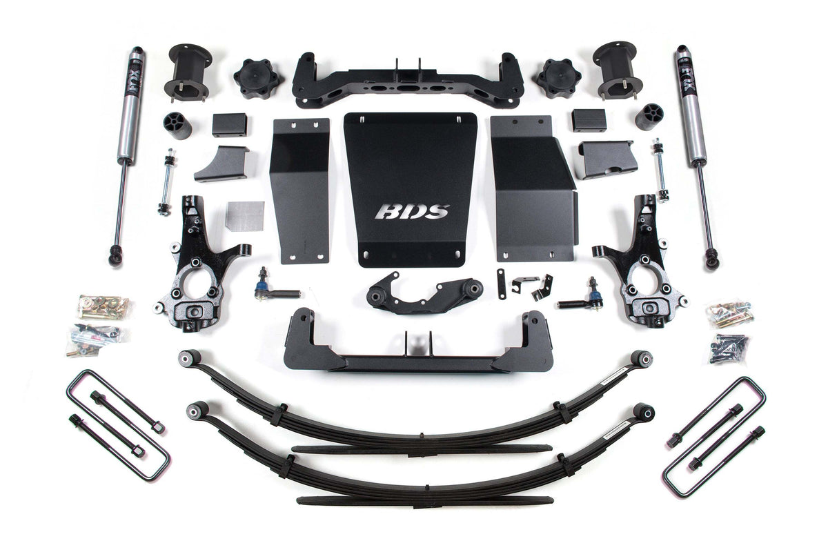 BDS 6.5 Inch Lift Kit Fits Chevy Silverado Or GMC Sierra 1500 14-18 4WD 707FS