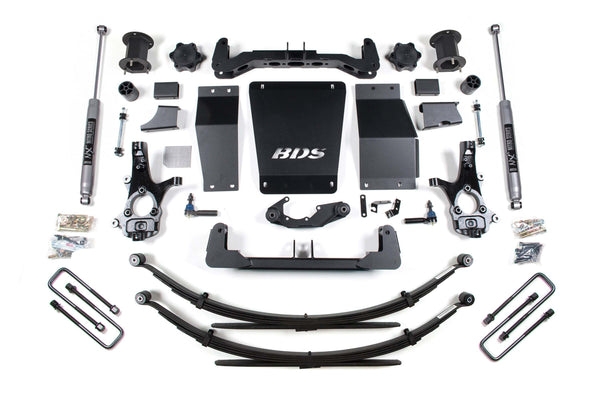 BDS 6.5 Inch Lift Kit Chevy Silverado Or GMC Sierra 1500 14-18 4WD 707H