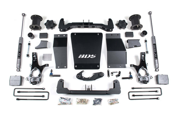 BDS 6.5 Inch Lift Kit Chevy Silverado Or GMC Sierra 1500 14-18 4WD 708H