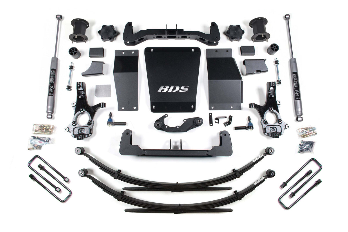 BDS 6.5 Inch Lift Kit Fits Chevy Silverado Or GMC Sierra 1500 14-18 4WD 709H