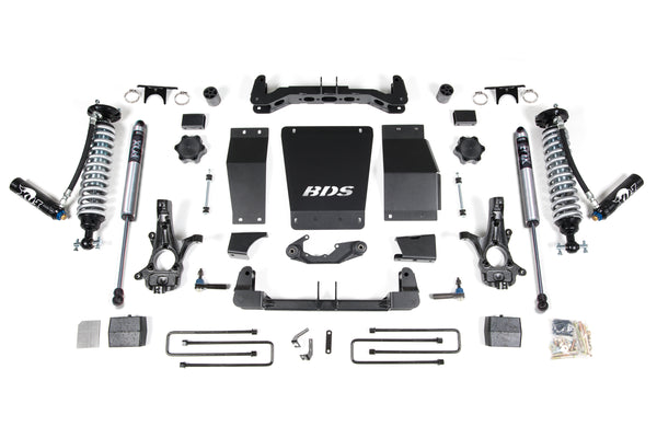 BDS 6 Inch Lift Kit 2.5 Coil-over, Fits Chevy Silverado Or GMC Sierra 1500 14-18 4WD 711FDSC