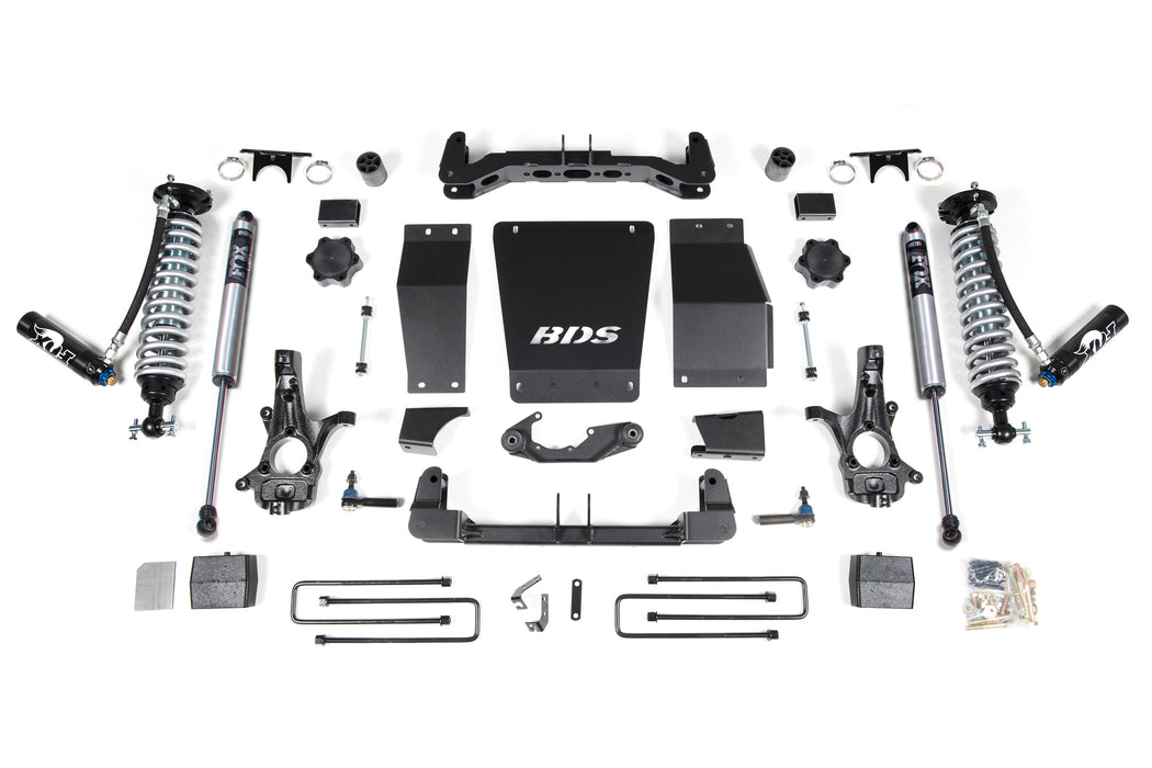 BDS BDS710FDSC 6 Inch Lift Kit -FOX 2.5 Coil-Over Chevy Silverado or fits gmc Sierra 1500 (14-18) 4WD