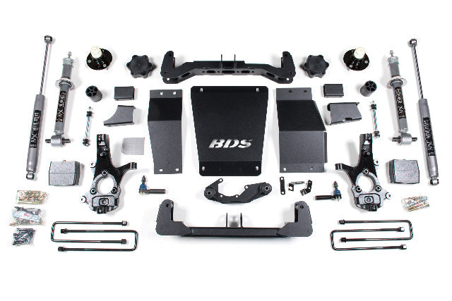 BDS 6 Inch Lift Kit, Fits Chevy Silverado Or GMC Sierra 1500 14-18 4WD 711H