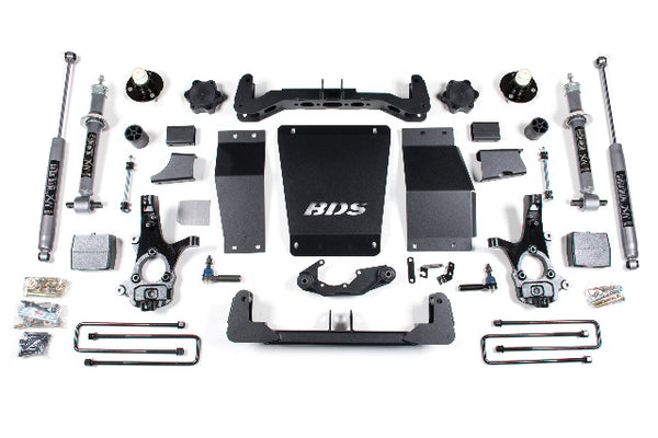 BDS 6 Inch Lift Kit, Fits Chevy Silverado Or GMC Sierra 1500 14-18 4WD 710H