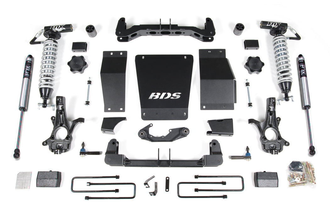 BDS BDS712FDSC 4 Inch Lift Kit -FOX 2.5 Coil-Over Chevy Silverado or fits gmc Sierra 1500 (14-18) 4WD