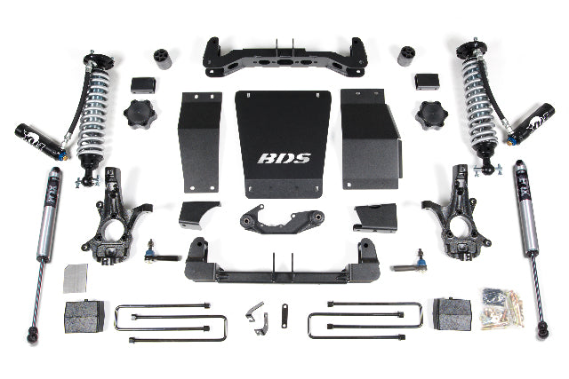 BDS 4 Inch Lift Kit 2.5 Coil-over, Fits Chevy Silverado Or GMC Sierra 1500 14-18 4WD 712FDSC