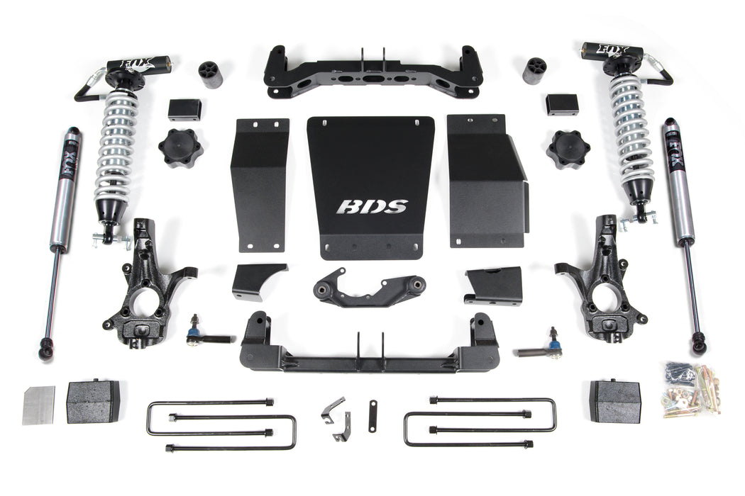 BDS BDS717FDSC 6 Inch Lift Kit -FOX 2.5 Coil-Over Chevy Silverado or fits gmc Sierra 1500 (14-18) 4WD