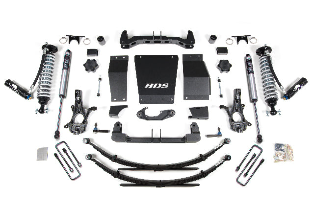 BDS 6 Inch Lift Kit 2.5 Coil-over, Fits Chevy Silverado Or GMC Sierra 1500 14-18 4WD 717FDSC