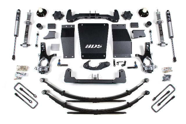 BDS 6 Inch Lift Kit, Fits Chevy Silverado Or GMC Sierra 1500 14-18 4WD 718FS