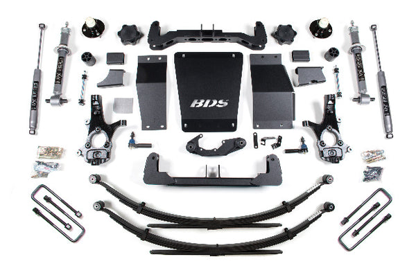 BDS 6 Inch Lift Kit, Fits Chevy Silverado Or GMC Sierra 1500 14-18 4WD 718H