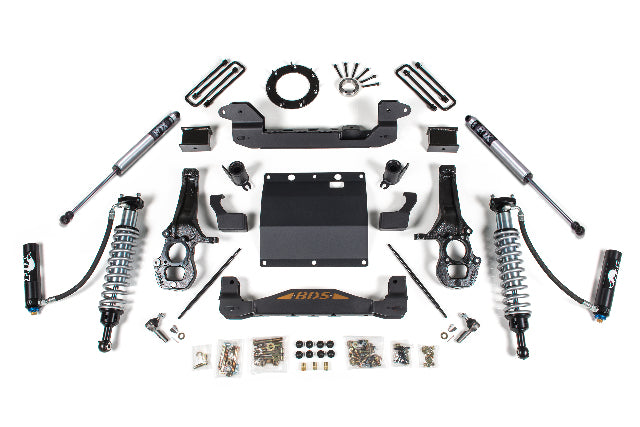 BDS 5.5 Inch Lift Kit 2.5 Coil-over, Fits 2017 Fits Chevrolet Colorado 722FDSC