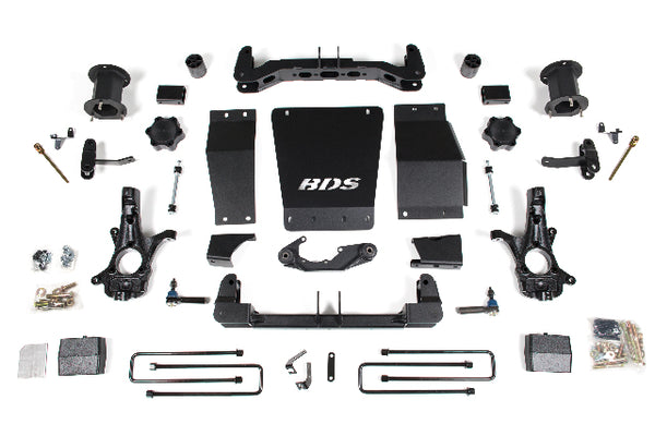 BDS 6 Inch Lift Kit, Fits GMC Sierra 1500 14-18 4WD Magneride Equipped 726H