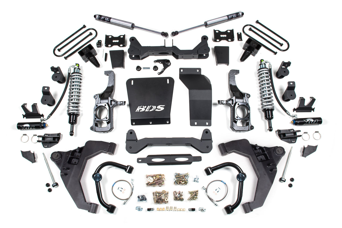 BDS 6.5 Inch Lift Kit 2.5 Coil-over Conversion, Fits Chevy Silverado Or GMC Sierra 2500HD/3500HD 11-19 Diesel 727FDSC
