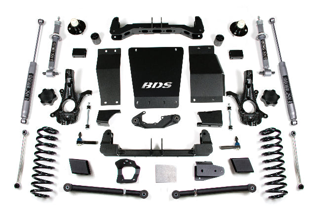 BDS 6 Inch Lift Kit, Fits Chevy/ GMC Suburban, Tahoe, Yukon/xl 1500 15-19 4WD 731H