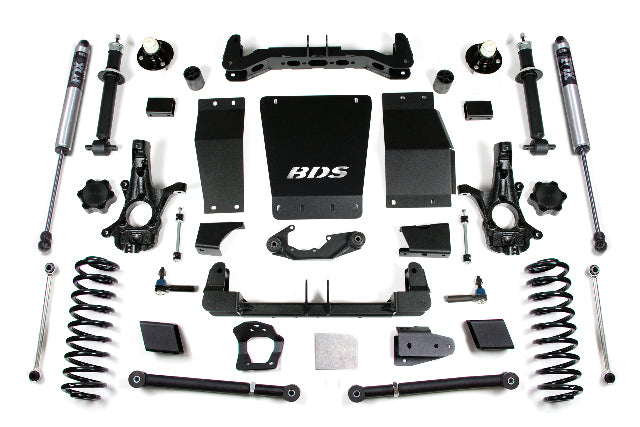 BDS 6 Inch Lift Kit, Fits Chevy/ GMC Suburban, Tahoe, Yukon/xl 1500 15-19 4WD 732FS