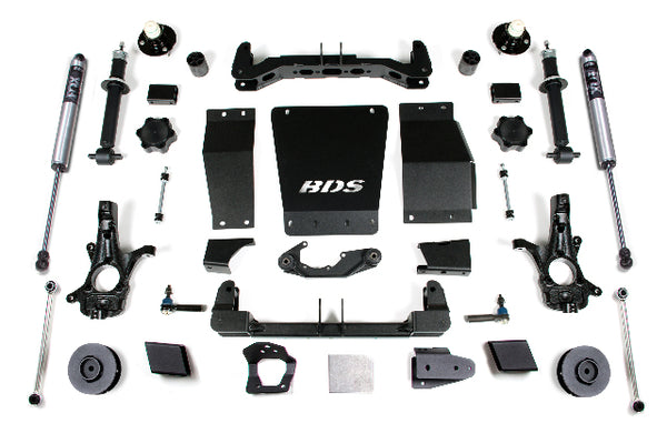BDS 4 Inch Lift Kit, Fits Chevy/ GMC Suburban, Tahoe, Yukon/xl 1500 15-19 4WD 733FS