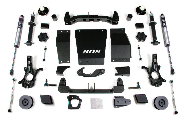 BDS 4 Inch Lift Kit, Fits Chevy/ GMC Suburban, Tahoe, Yukon/xl 1500 15-19 4WD 734FS