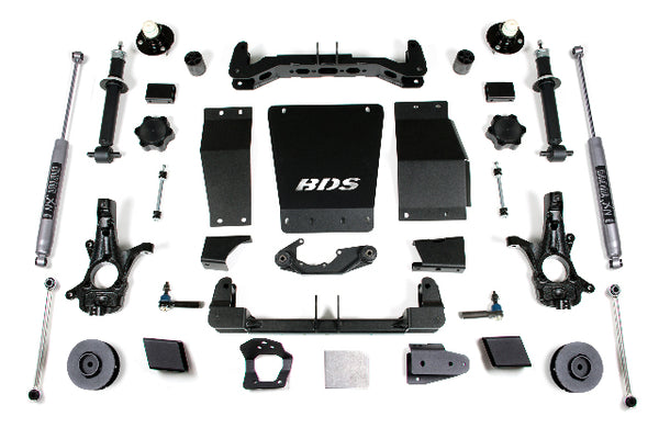BDS 4 Inch Lift Kit, Fits Chevy/ GMC Suburban, Tahoe, Yukon/xl 1500 15-19 4WD 734H