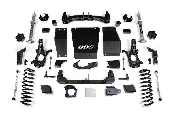 BDS 6 Inch Lift Kit, Fits Chevy/ GMC Suburban, Tahoe, Yukon/xl 1500 15-19 4WD Autoride Equipped 737H