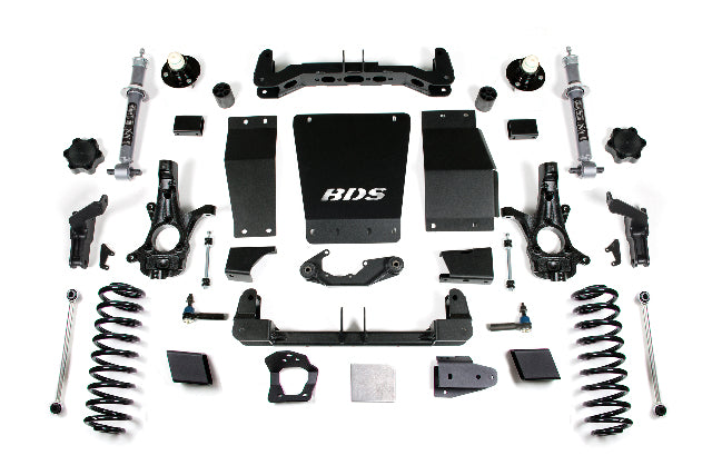 BDS 6 Inch Lift Kit, Fits Chevy/ GMC Suburban, Tahoe, Yukon/xl 1500 15-19 4WD Autoride Equipped 736H