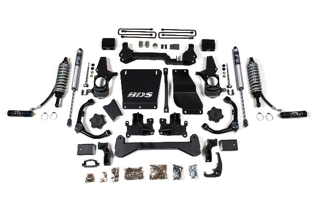 BDS 6.5 Inch Lift Kit 2.5 Coil-Over Conversion Fits Chevy Silverado or Fits GMC Sierra 2500HD/3500HD (01-10) Diesel