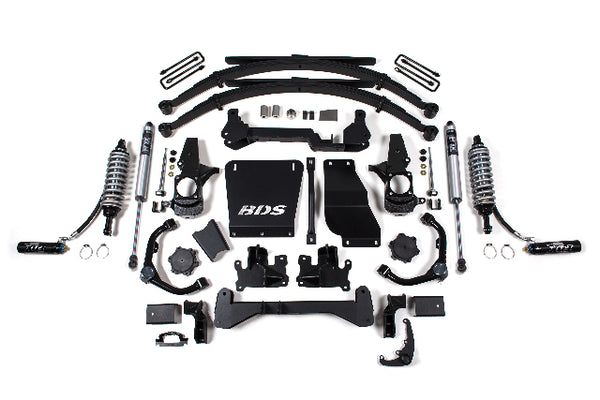 BDS 6.5 Inch Lift Kit 2.5 Coil-over Conversion, Fits Chevy Silverado Or GMC Sierra 2500HD/3500HD 01-10 Diesel 739FDSC