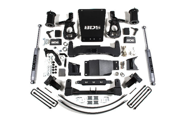 BDS 8 Inch Lift Kit, Fits Chevy Silverado Or GMC Sierra 1500 14-18 4WD 743H