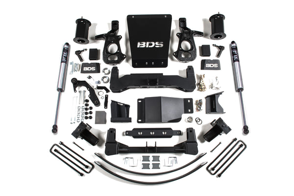BDS 8 Inch Lift Kit, Fits Chevy Silverado Or GMC Sierra 1500 14-18 4WD 744FS
