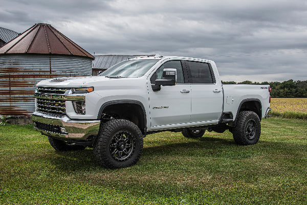 BDS 2020-2025 Chevrolet Silverado/gmc Sierra 2500HD/3500HD 4wd, 5" Ntbd Suspension Lift System, W/o Overloads, 4.5" Rear Lift, Block, W/o Overload - NX2 Nitro Shocks Front/rear 766H