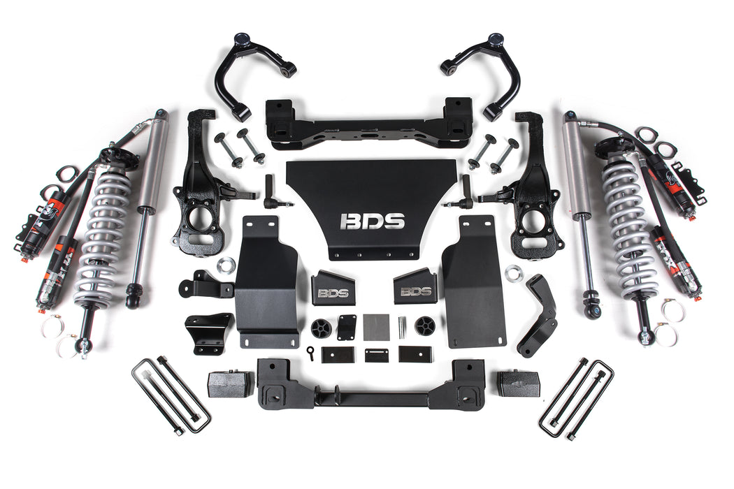 BDS BDS781FPE 4 Inch Lift Kit -FOX 2.5 Performance Elite Coil-Over Chevy Silverado or fits gmc Sierra 1500 (19-24) 4WD Gas