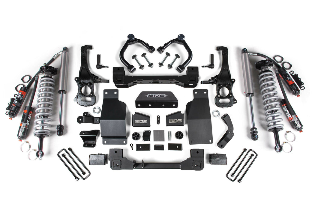 BDS BDS783FPE 4 Inch Lift Kit -FOX 2.5 Performance Elite Coil-Over Chevy Silverado or fits gmc Sierra 1500 (19-24) 4WD Diesel