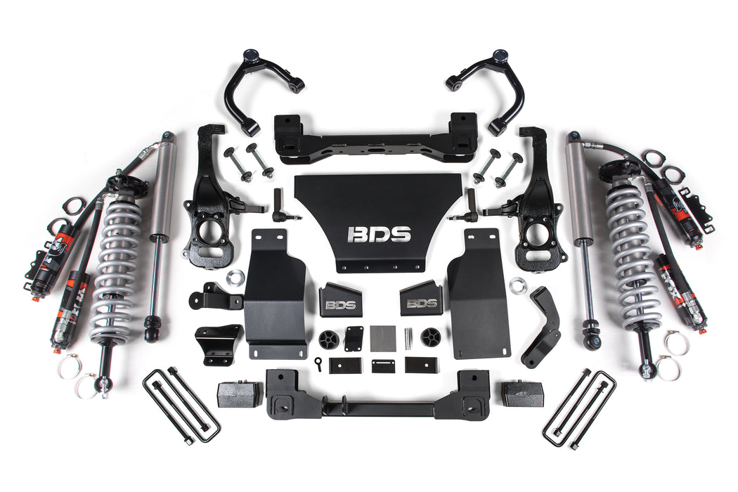 BDS 4 Inch Lift Kit 2.5 Performance Elite Coil-Over Fits Chevy Trail Boss or Fits GMC AT4 1500 (19-24) 4WD Gas