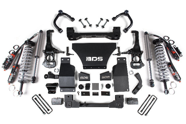 BDS 4 Inch Lift Kit 2.5 Performance Elite Coil-Over Fits Chevy Trail Boss or Fits GMC AT4 1500 (20-24) 4WD Diesel