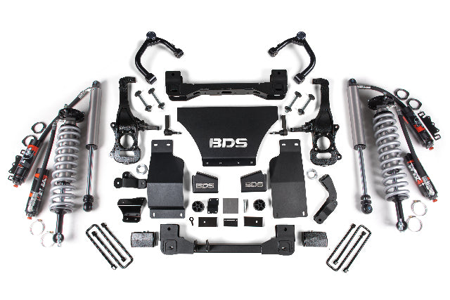 BDS 2.5 Inch Lift Kit 2.5 Performance Elite Coil-over, Fits Chevy Trail Boss Or GMC AT4 1500 19-24 4WD Diesel 788FPE