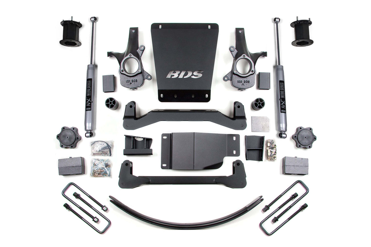 BDS 6 Inch Lift Kit Fits Chevy Silverado Or GMC Sierra 1500 07-13 4WD 795H