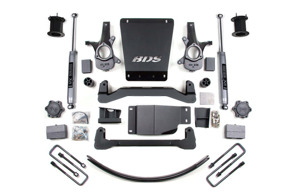 BDS 6 Inch Lift Kit Chevy Silverado Or GMC Sierra 1500 07-13 4WD 795H