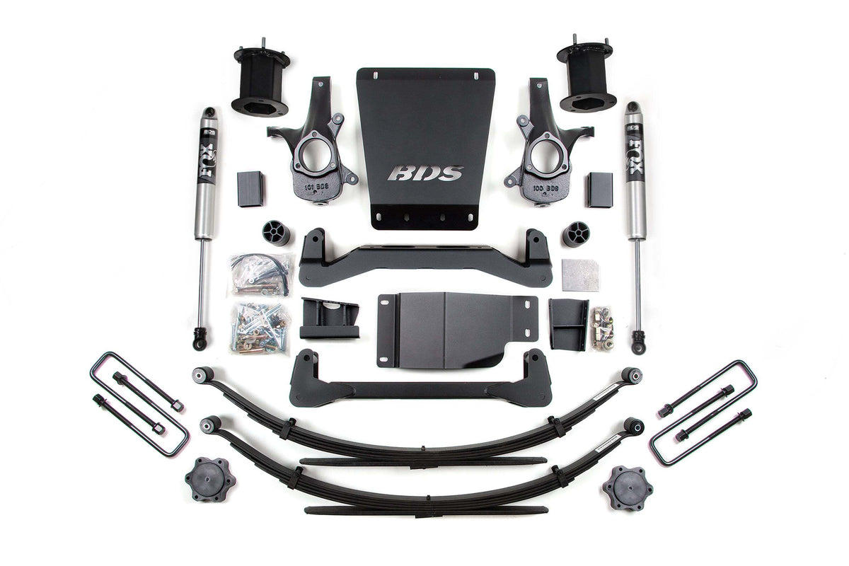 BDS 6 Inch Lift Kit Fits Chevy Silverado Or GMC Sierra 1500 07-13 4WD 796FS