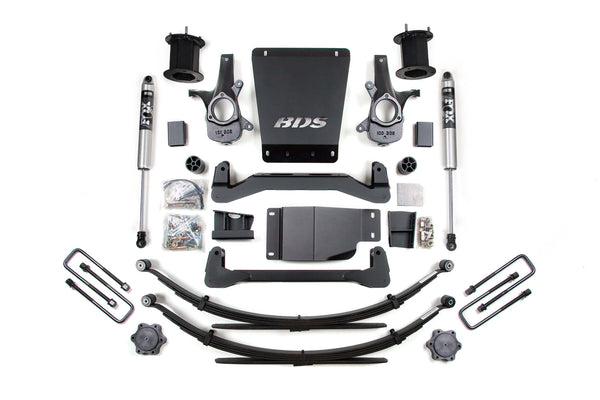 BDS 6 Inch Lift Kit Chevy Silverado Or GMC Sierra 1500 07-13 4WD 796FS