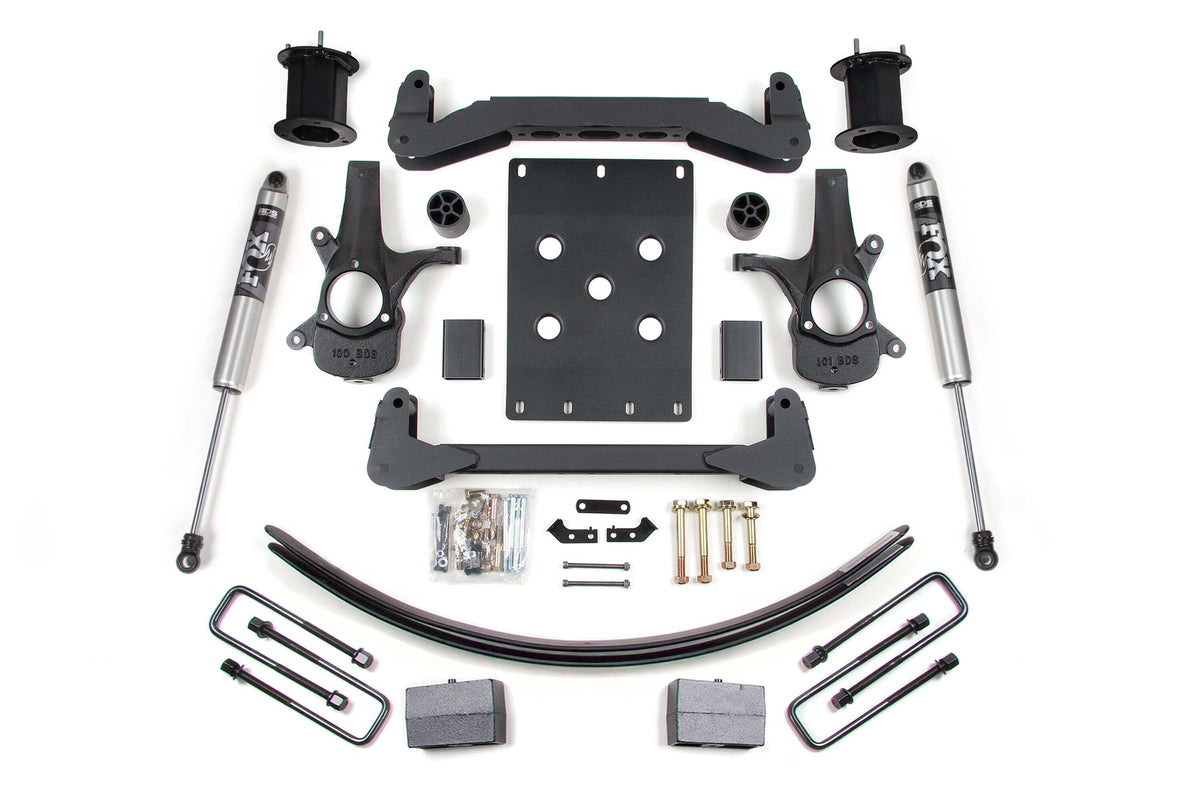 BDS 6 Inch Lift Kit Fits Chevy Silverado Or GMC Sierra 1500 07-13 2WD 797FS