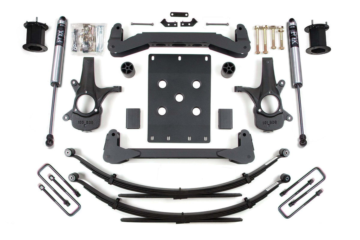 BDS 6 Inch Lift Kit Fits Chevy Silverado Or GMC Sierra 1500 07-13 2WD 798FS