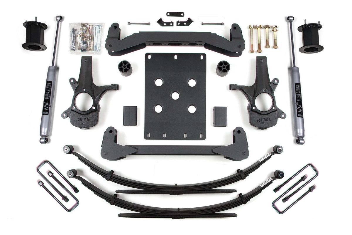 BDS 6 Inch Lift Kit Fits Chevy Silverado Or GMC Sierra 1500 07-13 2WD 798H